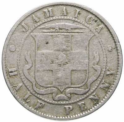 купить Ямайка 1/2 пенни (penny) 1880