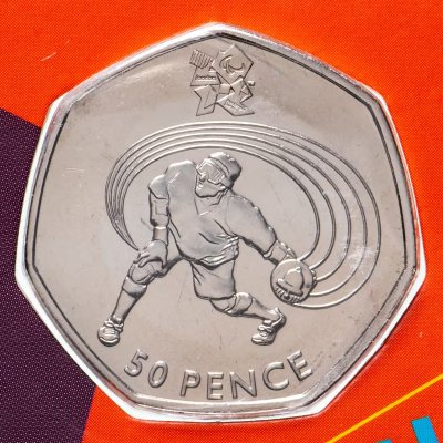купить Великобритания 50 пенсов (pence) 2011 "XXX летние Олимпийские Игры, Лондон 2012 - Голбол"