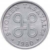 Купить Финляндия 5 пенни 1980