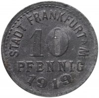 купить Германия (Франкфурт-на-Майне) нотгельд 10 пфеннигов 1919