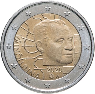 купить Финляндия 2 евро (euro) 2020 "100 лет со дня рождения Вяйнё Линна"