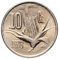 Купить Мексика 10 сентаво (centavos) 1978