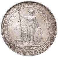 Купить Великобритания (Китай) 1 торговый доллар 1899