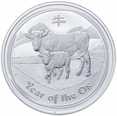 купить Австралия 1 доллар 2009 "Восточный календарь - Год быка"