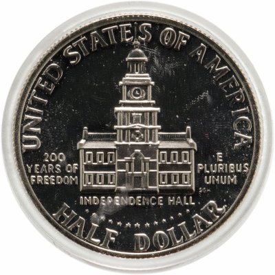 купить США 50 центов (1/2 доллара, half dollar) 1976 S 200 лет независимости США знак монетного двора "S" - Сан-Франциско