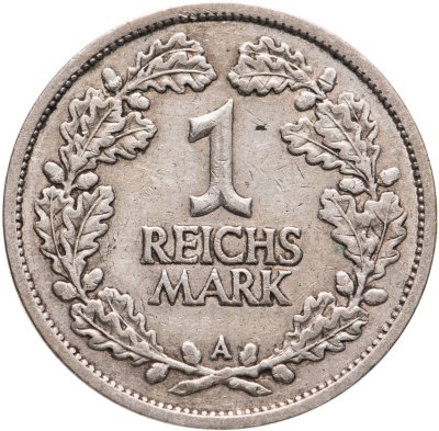 купить Германия 1 рейхсмарка (reichsmark) 1925