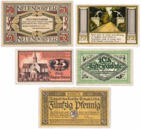 купить Германия (разные земли) набор из 5 нотгельдов 1917-1921