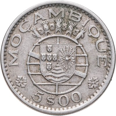 купить Мозамбик 5 эскудо (escudos) 1973