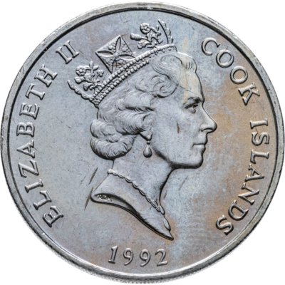 купить Острова Кука 20 центов (cents) 1992