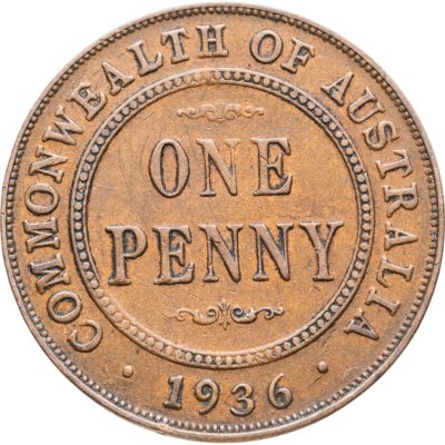 купить Австралия 1 пенни (penny) 1936