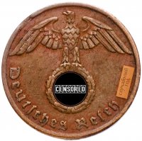 Купить Нацистская Германия (Третий Рейх) 1 рейхспфенниг 1936-1940