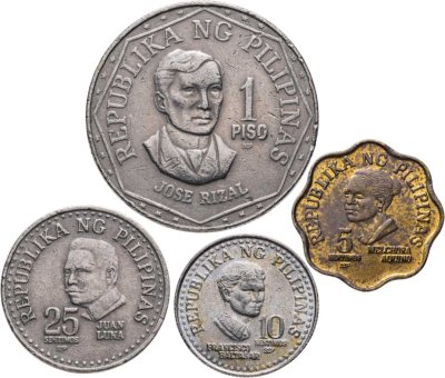 купить Филиппины набор монет 1979-1982 (4 штуки)