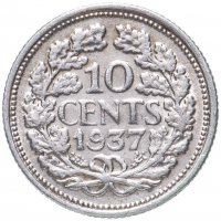 купить Нидерланды 10 центов (cents) 1937