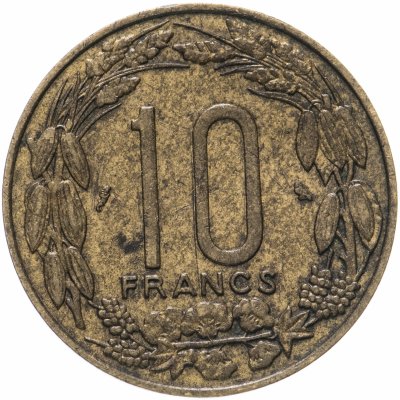 купить Французская Экваториальная Африка, Камерун 10 франков (franc) 1961