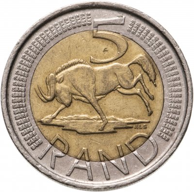 купить ЮАР 5 рандов (рэндов, rand) 2009