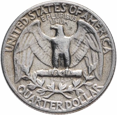 купить США 25 центов (квотер, 1/4 доллара, quarter dollar) 1954 Washington Quarter