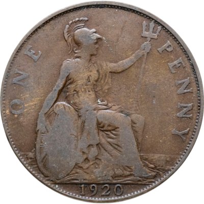купить Великобритания 1 пенни (penny) 1920