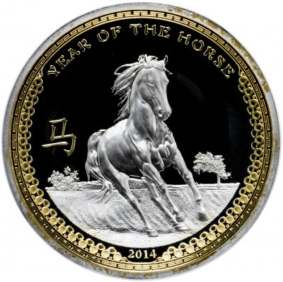 купить Палау 5 долларов 2014 «Год лошади»