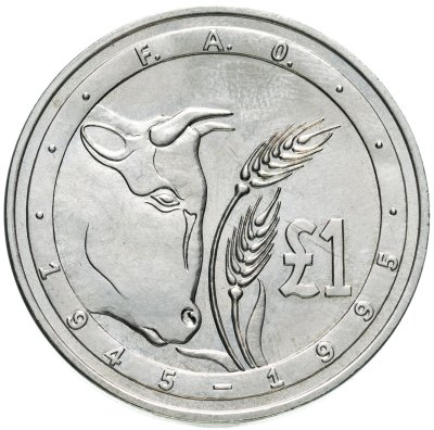 купить Кипр 1 фунт (pound) 1995 "50 лет ФАО"