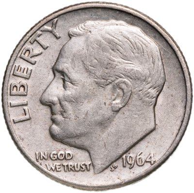 купить США 1 дайм 1964 "Silver Roosevelt Dime"