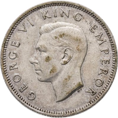 купить Новая Зеландия 2 шиллинга (флорин, shillings) 1941