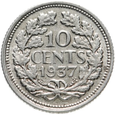 купить Нидерланды 10 центов (cents) 1937