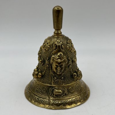 купить Колокол сувенирный, украшен маскаронами, металл, литье, формовка, Россия, 2010-2015 гг.