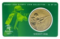 Купить Австралия 5 долларов (dollars) 2000 Олимпийские игры в Сиднее - Стрельба