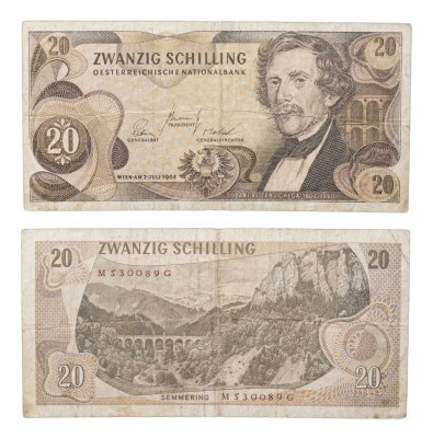 купить Австрия 20 шиллингов 1967