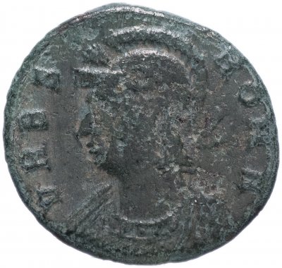 купить Римская Империя Семья Константина I 330–350 гг фоллис (реверс: волчица, кормящая близнецов)