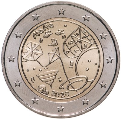 купить Мальта 2 евро 2020 "От детей в знак солидарности - Игры"