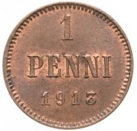 купить 1 пенни (penni) 1913