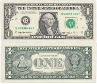 купить США 1 доллар 1993 (Pick 490a) B-Нью Йорк