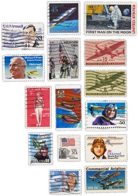 купить США набор из 15 марок "Авиация и космос"