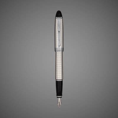 купить Перьевая ручка Aurora Ipsilon Quadra Silver CT, перо - F, в подарочной коробке, Драгметаллы: серебро, хром, 2026 г.