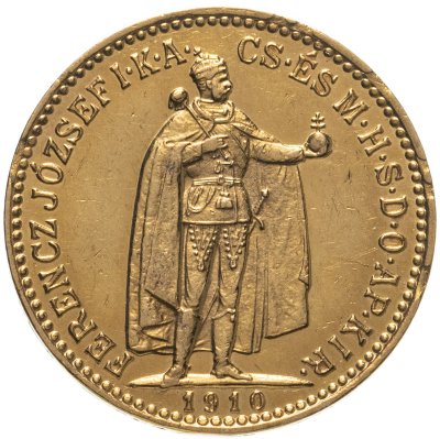 купить Венгрия 10 крон (korona) 1910 с портретом Императора Франца Иосифа
