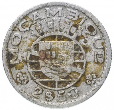 купить Мозамбик 2,5 эскудо (escudos) 1953