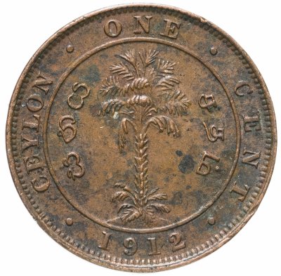 купить Цейлон 1 цент (cent) 1912