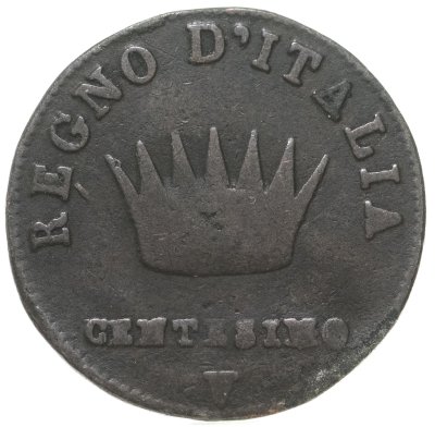 купить Италия 1 чентезимо, 1808 V