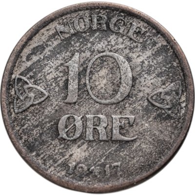 купить Норвегия 10 эре (ore) 1917