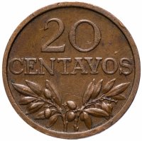 купить Португалия 20 сентаво случайный год 1969-1974