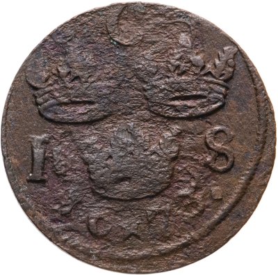 купить Швеция 1/6 эре (ore) 1673г