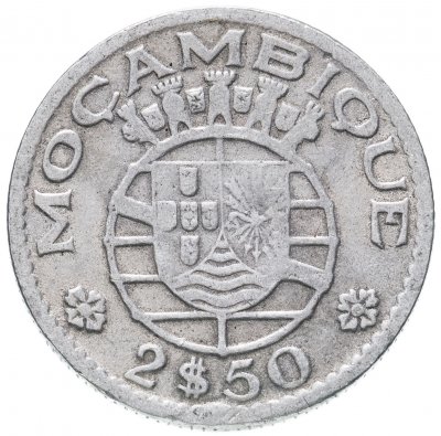 купить Мозамбик 2,5 эскудо (escudos) 1952