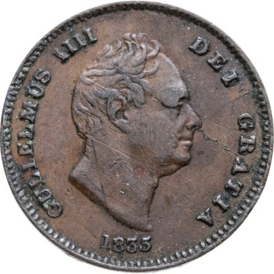 купить Великобритания 1/3 фартинга 1835