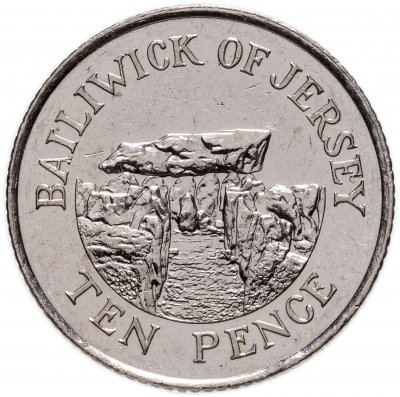 купить Джерси 10 пенсов (pence) 2012