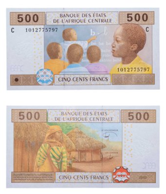купить Чад 500 франков 2002 "литера С" (Pick606Cе)
