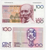 купить Бельгия 100 франков 1981 Pick 140a(2)