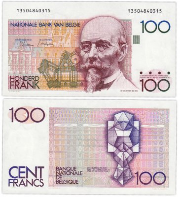 купить Бельгия 100 франков 1981 Pick 140a(2)