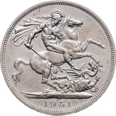 купить Великобритания 5 шиллингов 1951 "Британский фестиваль 1951 года"