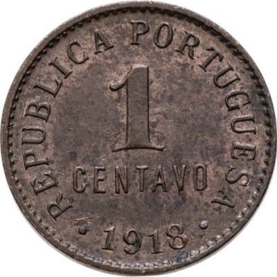купить Португалия 1 сентаво (centavo) 1918